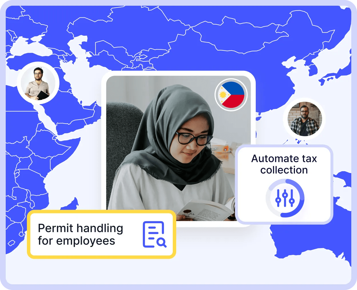 Global Compliance with RecruitGo Hire, manage, and pay employees